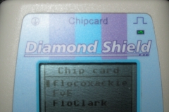 Diamond-Shield-Zapper-Chipkarten-Menü