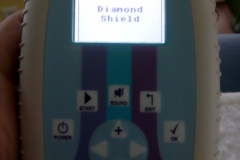 Diamond-Shield-Zapper-IE-Regulationstherapie-Impulsentladung-Modulation-Wobbel-Akupunkturprogramme-Schmerztherapie